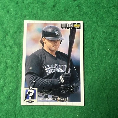 1994 upper deck collectors choice Silver Signature Dante Bichette - Image 1 of 4
