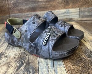 Crocs Classic All Terrain Realtree EDGE Sandals 207891 Men’s 8 Women’s 10 EUC