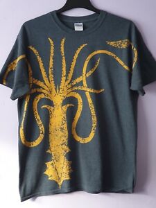 Game of Thrones Greyjoy sigil large t-shirt Gildan Ultra cotton polyester blend
