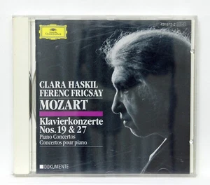 HASKIL, FRICSAY ⸺ MOZART piano concertos nos.19 & 27 ⸺ DGG CD full silver NM - Foto 1 di 2