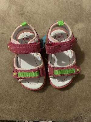 Umi baby girl  pink sandals size 6.5 NIB - Image 1 of 4