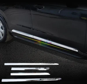 Chrome ABS Side Door Body Guard Molding Cover Trim For Volvo XC90 2017-2020 2023 - Picture 1 of 11