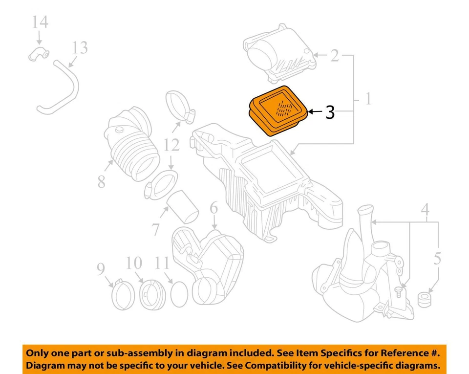 GM OEM Engine-Air Filter Element 24577608 - Image 1 of 2