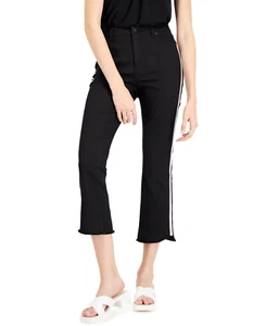 INC International Concepts Womens 10/30 High Rise Cropped Side-Stripe Jeans $79 - Picture 1 of 10