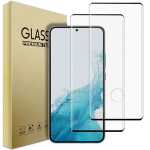 Paquete de 2 protectores de pantalla de vidrio templado para Galaxy S22+ S22 Plus S22 Ultra 5G - Imagen 1 de 15