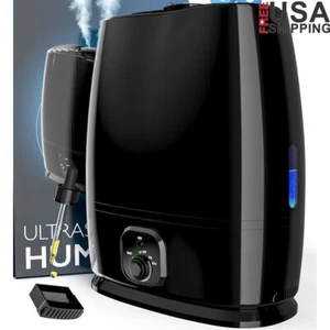 Cool Mist Humidifier Quiet Filterless Air Vaporizer 50Hr Run Time Essential Oil - Picture 1 of 1