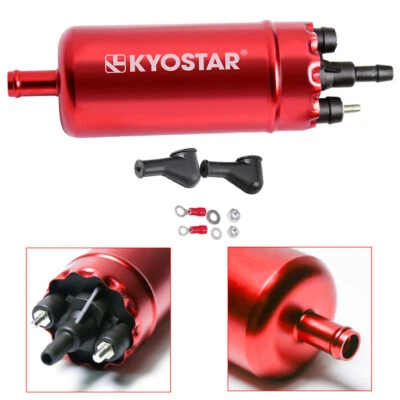 Kraftstoffpumpe Benzinpumpe Ersatz Rot 0580464070 Inline 190LPH 12V Universal DE - Bild 1 von 4