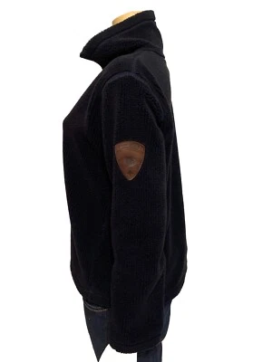 Pullover pana vintage POLO SPORT para mujer hecho en esquí EE. UU. 1/4 cremallera talla pequeña Foto 1 de 4