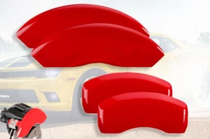 Juego de 4 cubiertas de pinza de disco de freno MGP rojas delanteras + traseras Isuzu VehiCROSS 1999-2001 - Imagen 1 de 10