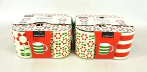 2x Sets of Lakeland Daisy Set of 4 Fine China Mugs (8 Mugs Total) - Picture 1 of 8