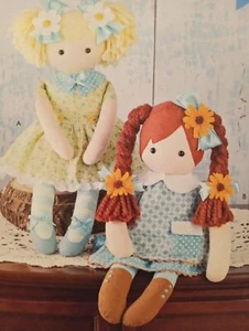 Adorable Muñeca de Peluche Muñeca de Trapo Patrón de Costura Kwik Coser K4390 - Imagen 1 de 2