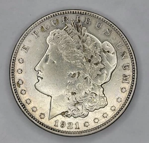 1921 Morgan Silver Dollar - Picture 1 of 2