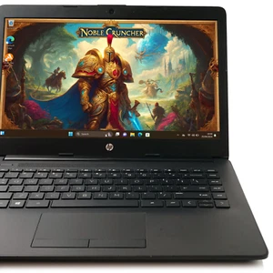 HP 14 AMD A4 8GB RAM 128GB SSD 14in Laptop Windows 11 Radeon R3 Slim Fast - Picture 1 of 11