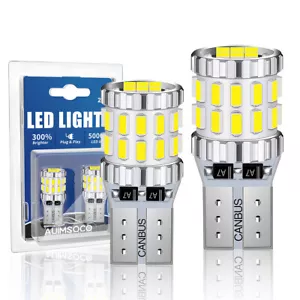 2PCS T10 LED Matrícula Luz Bombillas Super Brillante 6000K Blanco 168 W5W 194 - Picture 1 of 11