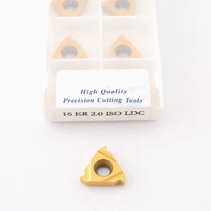 10P 16ER 2.0ISO LDC CNC Carbide Threading Insert For SER SNL Thread Turning Tool - Picture 1 of 3