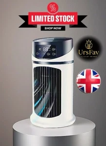 Portable Modern Water Cooling Fan - Adjustable Speeds with Humidifier [Limited] - Picture 1 of 9