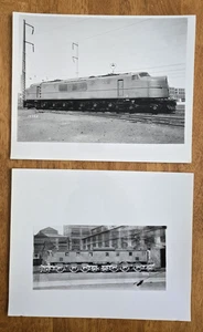 Lot of 2 Vintage Train Engine 8 X 10 Photographs, Railroadia - Picture 1 of 5