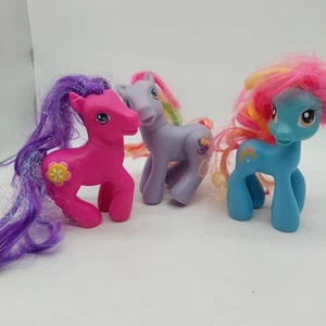 My Little Pony 3er Set Ponys Sand Dollar Rainbow Dash & Swirl verschiedene Jahre  - Bild 1 von 8