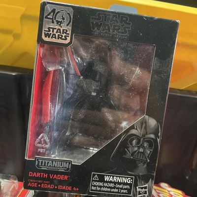 Star Wars 40th Anniversary Titanium The Black Series - Darth Vader - New In Box - Image 1 of 2