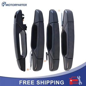 4 Front Exterior Door Handle For 07-13 Chevy Silverado GMC Sierra 1500 2500 3500 - Bild 1 von 10