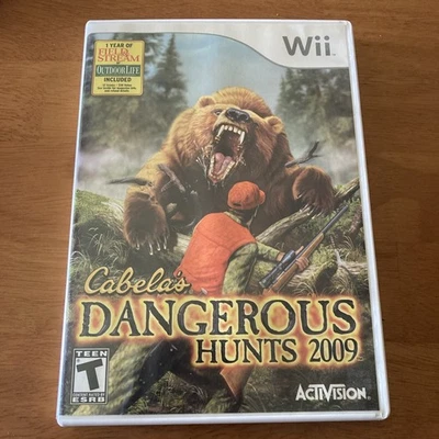 Cabela's Dangerous Hunts 2009 (Nintendo Wii, 2008) - Tested - Fast Shipping! - Image 1 of 4