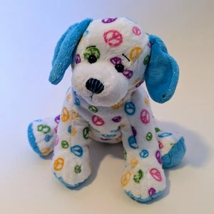 Webkinz Peace Puppy Plush (2010) – No Code –  HM440 – Tush Tag+Magic W Intact - Picture 1 of 8