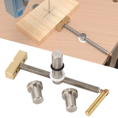 Woodworking Bench Dog Clamp Strong Metal Fast Fixed Woodworking Desktop Tool - Image 1 of 4