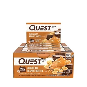 Quest Bar – Chocolate Peanut Butter (12 Bars) - Picture 1 of 8