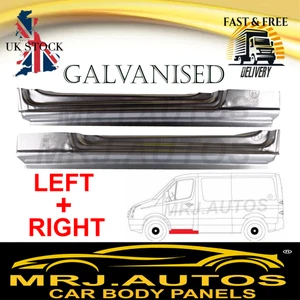 FOR SPRINTER VW CRAFTER 06-18 UNDER FRONT DOOR SILL DOORSTEP REPAIR PANEL PAIR - Picture 1 of 12