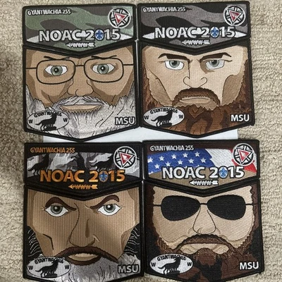 Lodge 255 Gyantwachia 2015 NOAC 100th Anniversary 8 piece OA flap set (A-D) 🔥 - Image 1 of 4