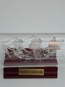 Ship in a Bottle Glas Malteser Caravella - Bild 1 von 4