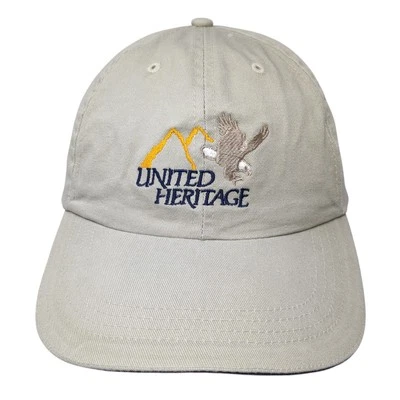 Sombrero United Heritage Slideback marrón talla única correa de cuero Fahrenheit Foto 1 de 4