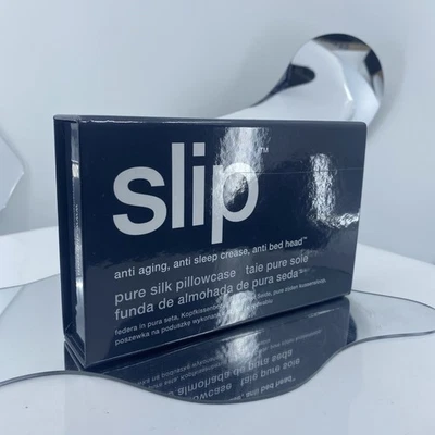SLIP Pure Silk Queen Pillowcase - Charcoal New & Sealed RRP £105 - FREE P&P - image 1 of 4