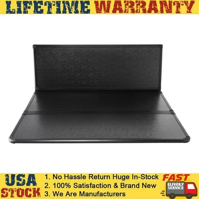 Hard Tri-Fold Tonneau Cover 5ft Bed For 2019-2022 2023 Ford Ranger Truck Bed S - Image 1 of 4