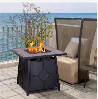 Patio Heater Gas Fire Pit Table Balcony Outdoor Metal Table Garden Table - Image 1 of 4