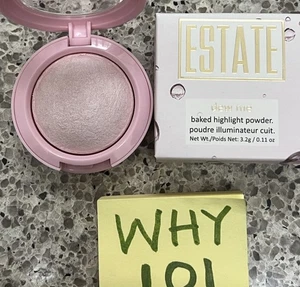 ESTATE Dew Me Baked Highlight Powder in PEARL .11oz/3.2g FULL SZ SEALED BOX $15 - Picture 1 of 24