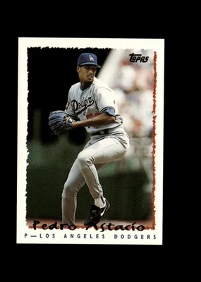 Pedro Astacio : 1995 Topps Baseball Vintage Card #589 : Los Angeles Dodgers - Image 1 of 2