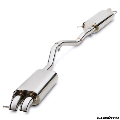 STAINLESS STEEL CAT BACK EXHAUST SYSTEM FOR VW TRANSPORTER T5 1.9 TDI SWB 03-09 - Image 1 of 4