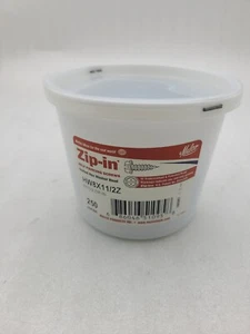 (Stck 250) Zip-in 8x 1-1/2" Schlitz Sechskant Unterlegscheibenkopf selbststechende Schrauben MALCO - Bild 1 von 8