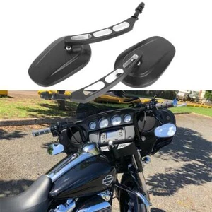 Spiegel Rückspiegel für Harley Sportster 883 1200 Softail Touring Dyna Schwarz - Bild 1 von 10
