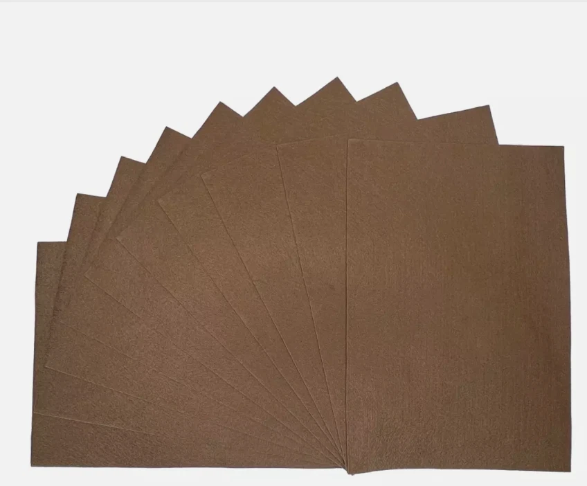 Dark Brown A4 Felt Sheets Fabric Craft Packs Arts and Crafts Acrylic - Image 1 of 1