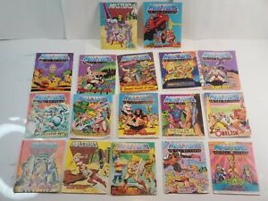 MOTU Masters Of The Universe Vintage Mini Comic Book Lot Of 18 80s He-Man