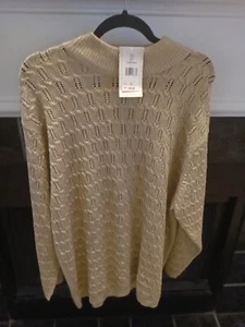 NWT Marisa Christina Style LM3096 Gold Metallic Sz 3X.... .. - Picture 1 of 5
