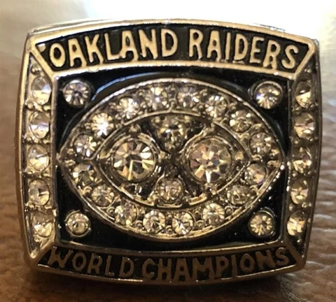 Oakland Raiders (Jim Plunkett)- High Quality Replica Super Bowl Ring Cover