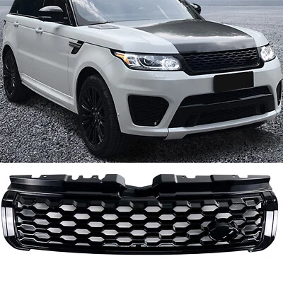 Malla de parachoques delantero negra para Land Rover Range Rover Evoque 2012-2019 2013 Foto 1 de 4