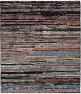 Alfombra oriental anudada a mano Ziegler 173 x 148 cm-fina, alfombra, alfombra, gris - Imagen 1 de 11