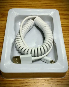  3FT USB Coiled Fast Charging Cable Data Syncing Cord for iPhone - Picture 1 of 2