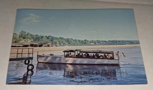 Skaneateles Lake New York NY Excursion Boat Leaving Dock Real Photo Postcard - Picture 1 of 4