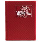 Monster Binder - 4 Pocket Trading Card Album - Holofoil Red (Anti-Theft Pocke...