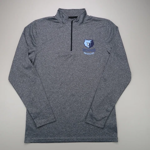 Memphis Grizzlies Pullover Mens Small NBA UNK Quarter Zip Long Sleeve Cover